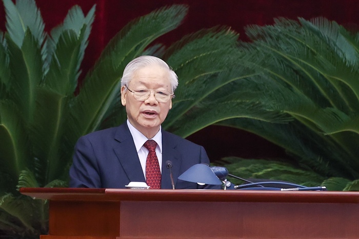 Tổng Bí thư Nguyễn Phú Trọng phát biểu